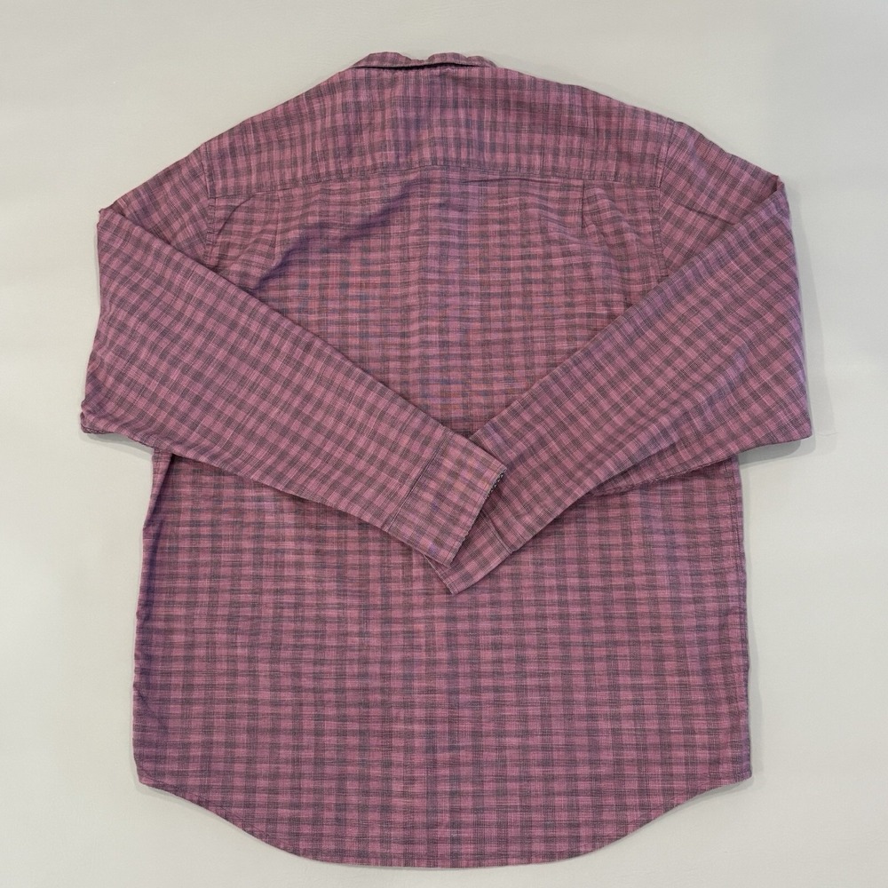 Tommy Bahama The Newport Coast‎ Shirt Men's Large Purple Black Check Long Sleeve - Picture 8 of 9